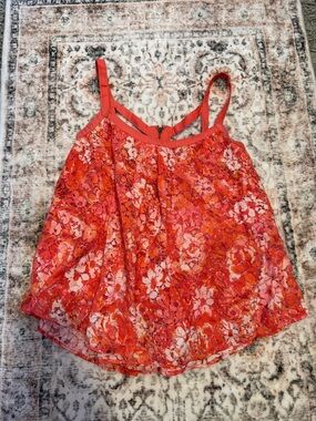 Guess Coral Lace Halter Top